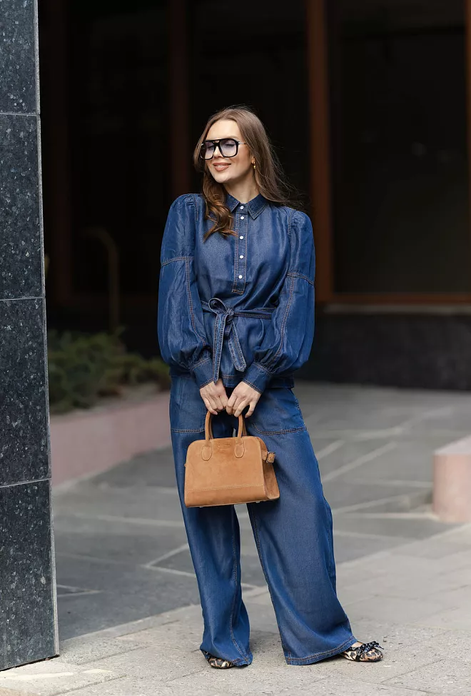 Munthe Payten Pant Indigo bukse 5