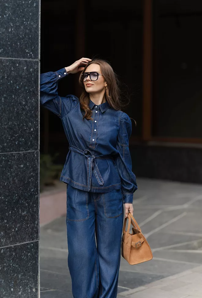 Munthe Payten Pant Indigo bukse 6