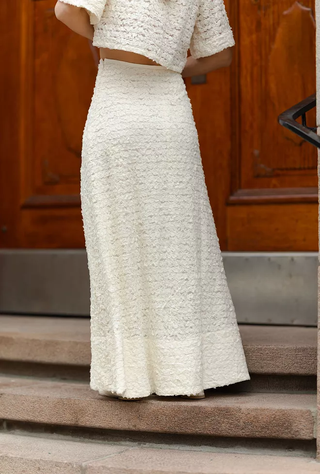 bytimo Lace Skirt Vintage White 3