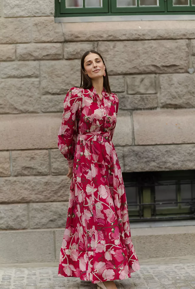 Bytimo Viscose Belt Dress Amour