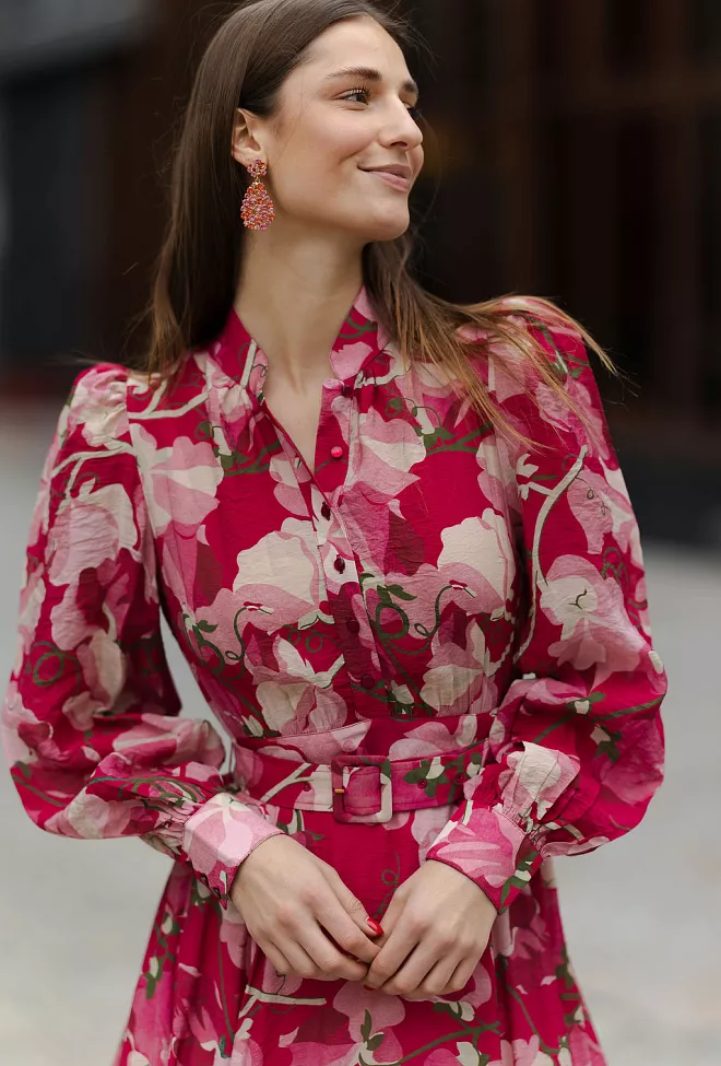 Bytimo Viscose Belt Dress Amour 4