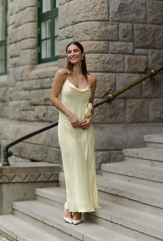 Twist&Tango Lojsan Dress Lemon kjole 1