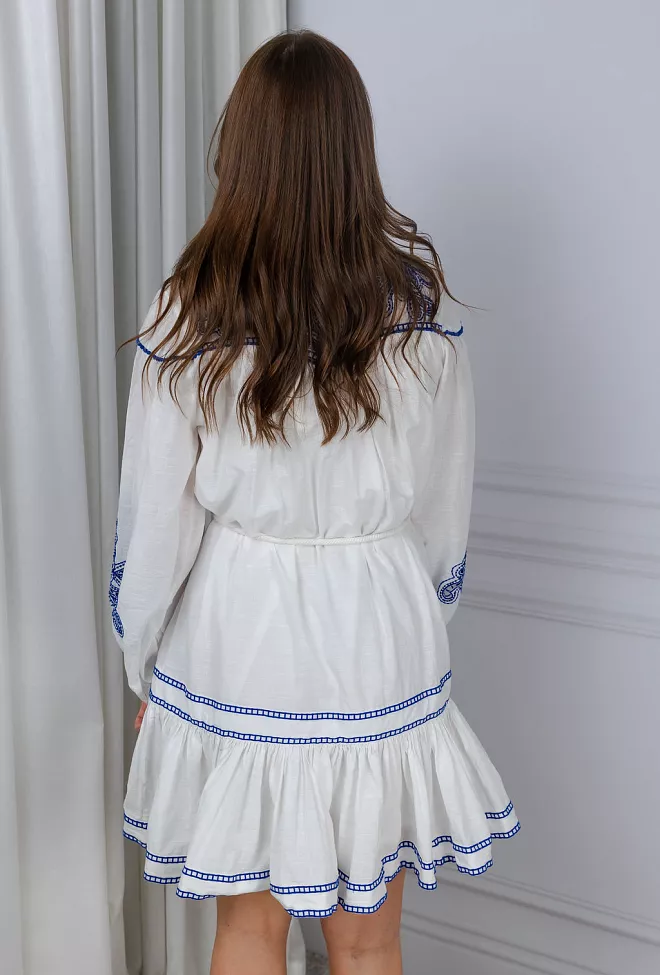 Scarlett Poppies Zillenia Dress Simply White minikjole 8