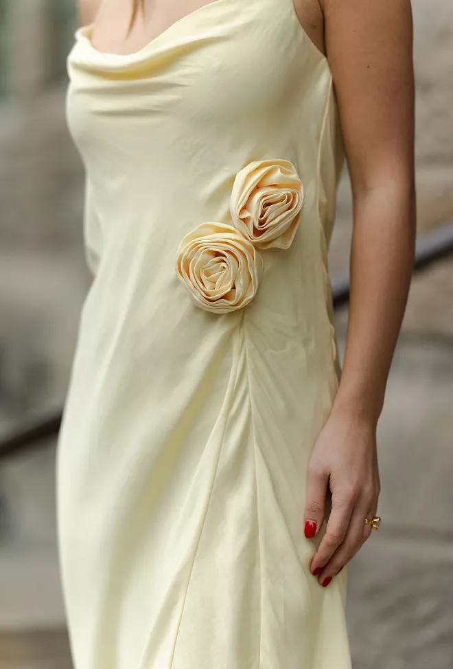 Twist&Tango Lojsan Dress Lemon kjole 3