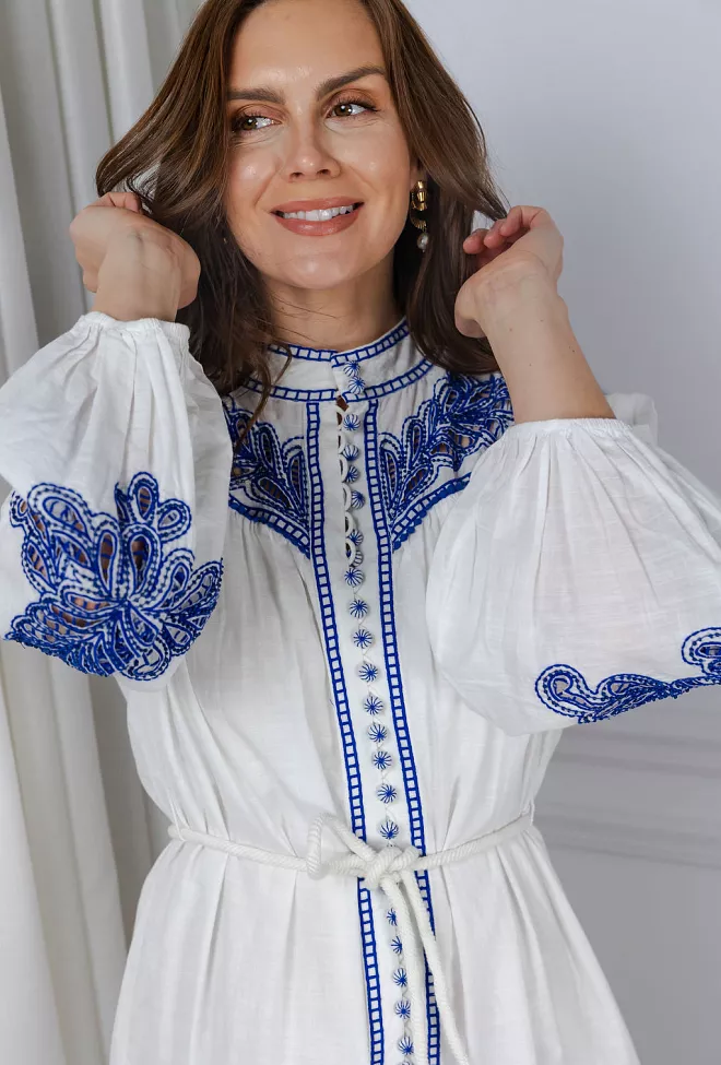 Scarlett Poppies Zillenia Dress Simply White minikjole 9