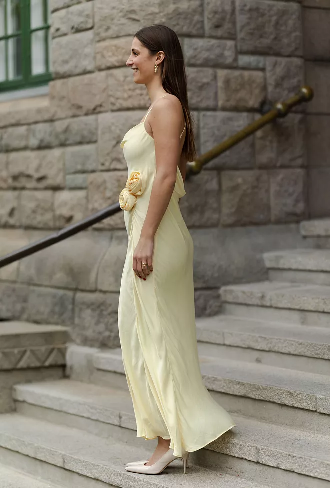 Twist&Tango Lojsan Dress Lemon kjole 4