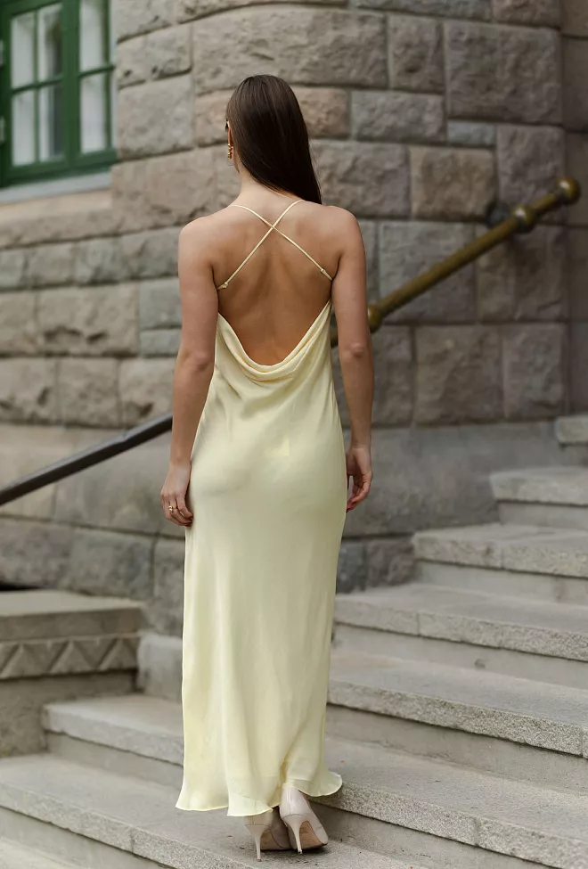 Twist&Tango Lojsan Dress Lemon kjole 5
