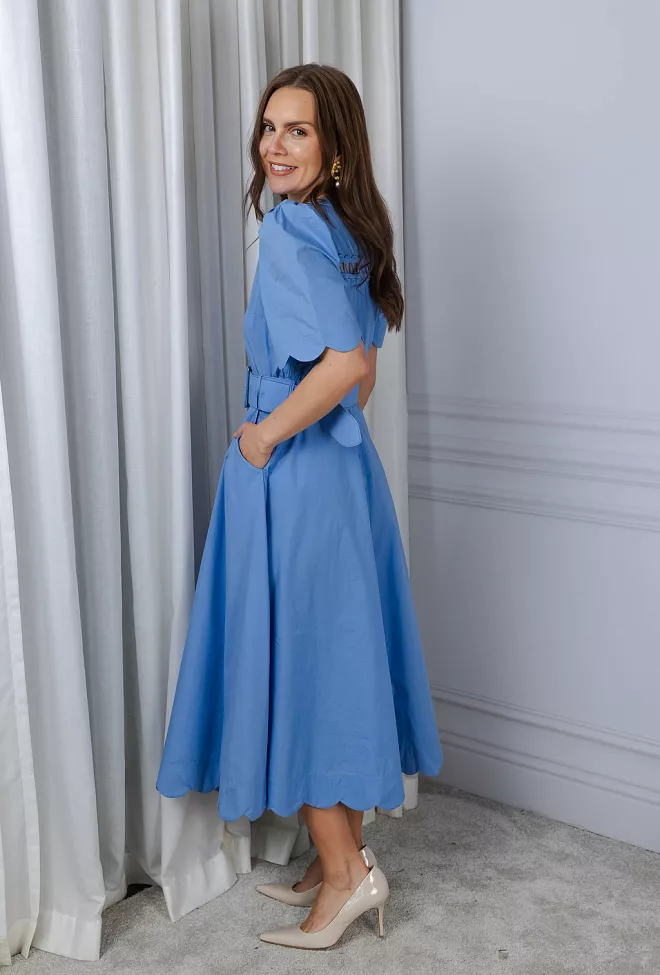 Scarlett Poppies Euphoria Long Dress Vista Blue kjole 5