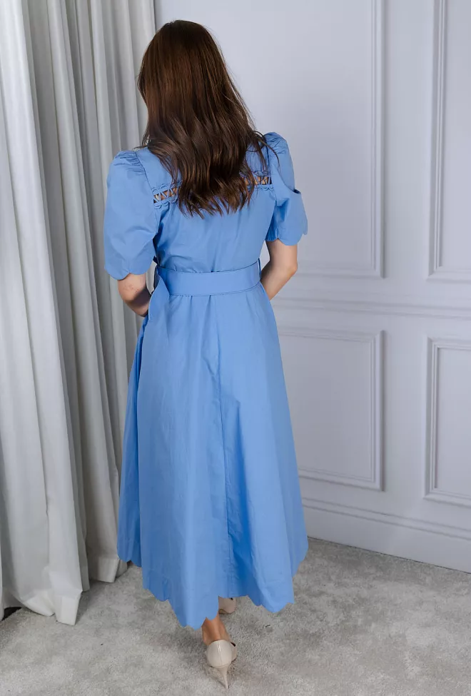 Scarlett Poppies Euphoria Long Dress Vista Blue kjole 6