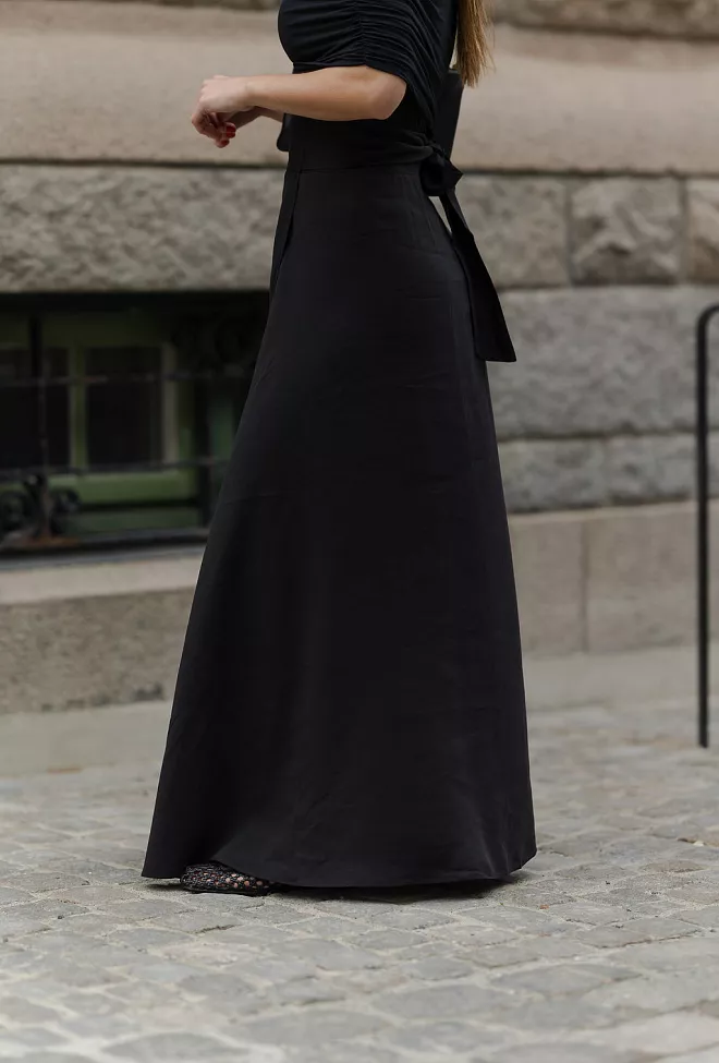 Viveh natica skirt sort skjørt 4