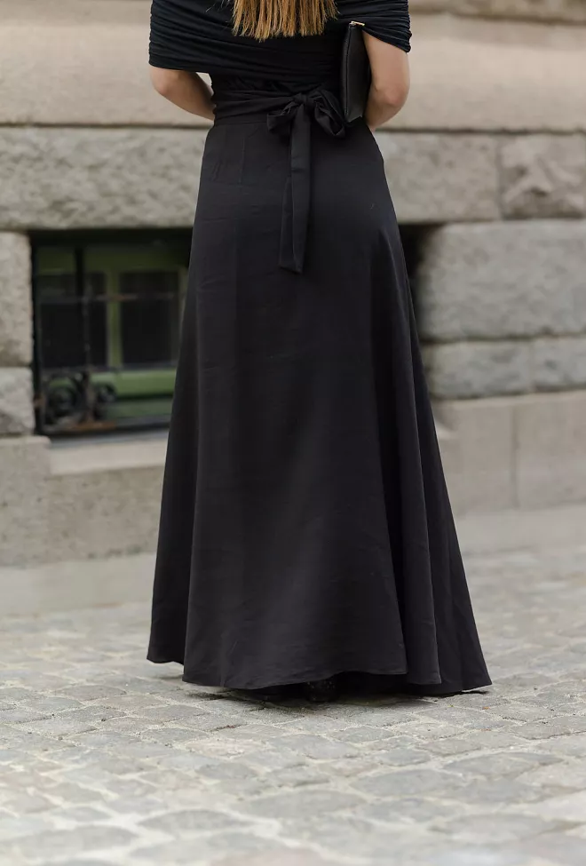 Viveh natica skirt sort skjørt 5