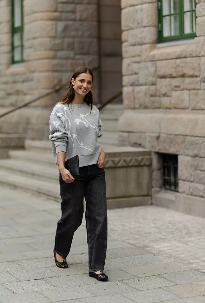 Munthe Pawi Sweatshirt Light Grey 6