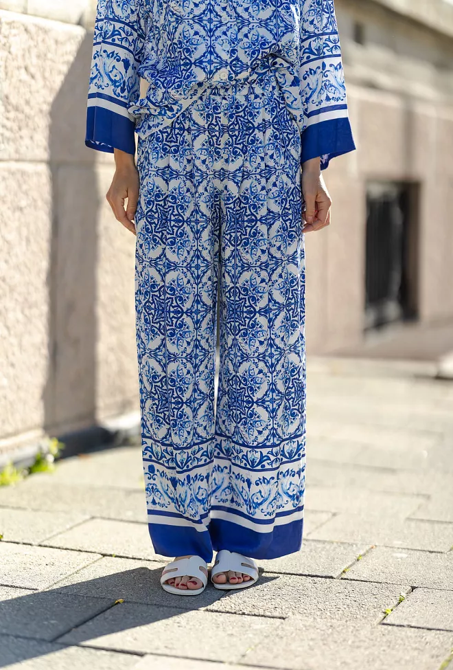 Andiata Karie 2 Trousers Blue Majorita bukse 