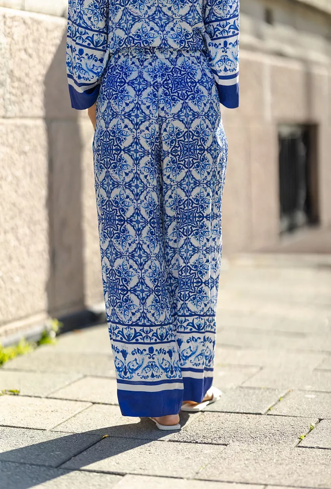 Andiata Karie 2 Trousers Blue Majorita bukse 4