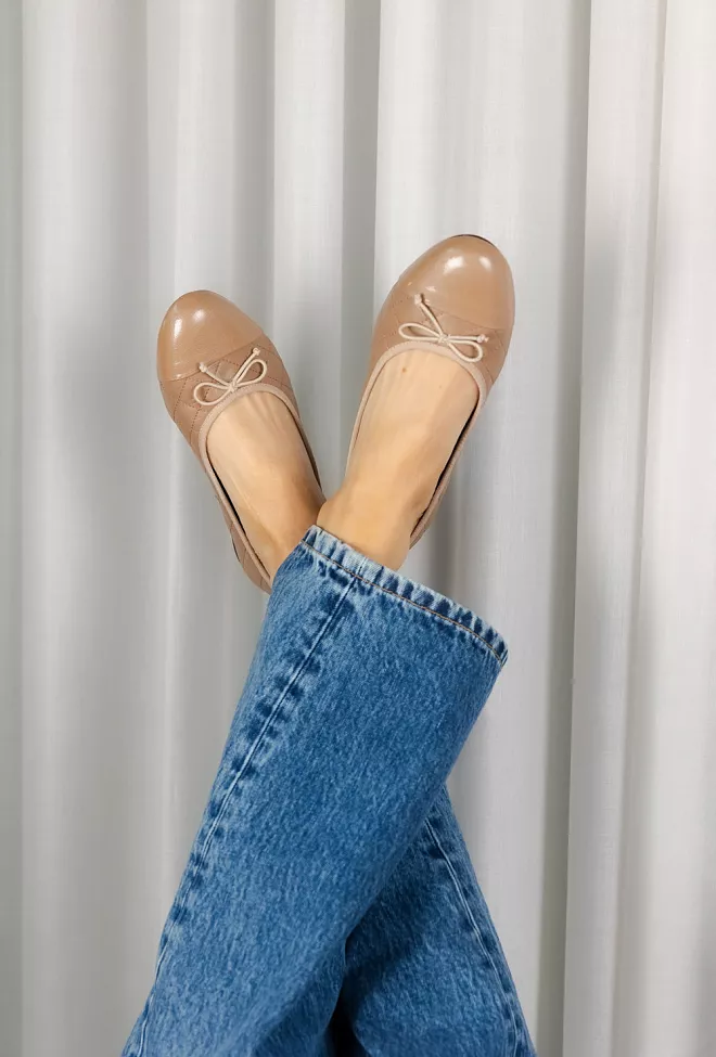 Bukela Mery Ballerina Taupe ballerinasko 22