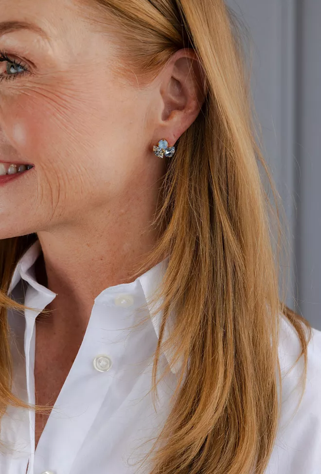 Caroline Svedbom Ana Earrings Gold Sky Combo øredobber