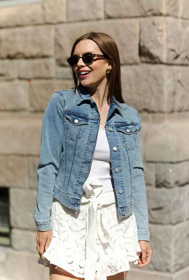 replay Jacket Light Blue 