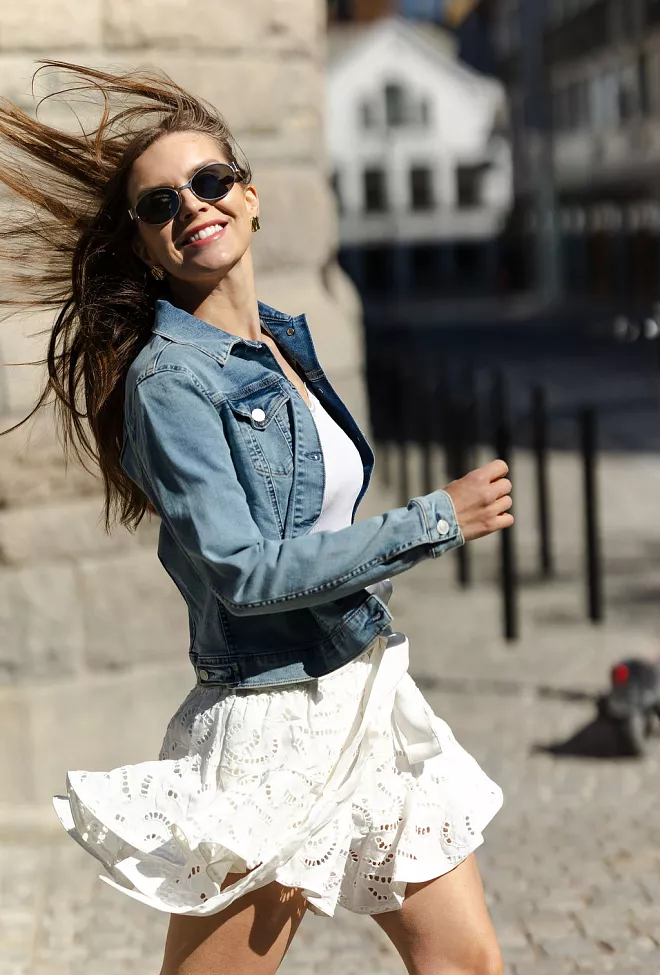 Confettibird Coco Skirt Shorts Offwhite skjørt 4