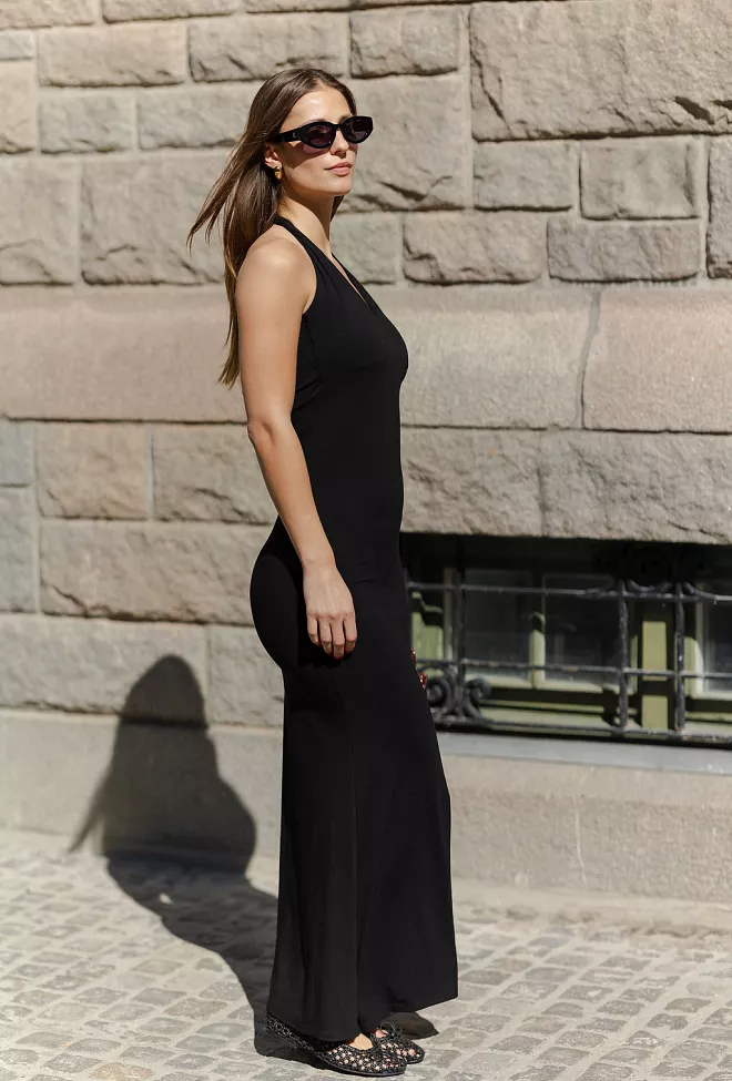 Vivhe Cecelia Dress Black maxikjole kjole 4