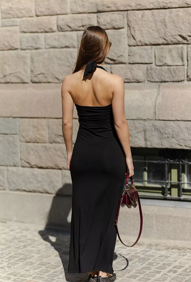 Vivhe Cecelia Dress Black maxikjole kjole 7