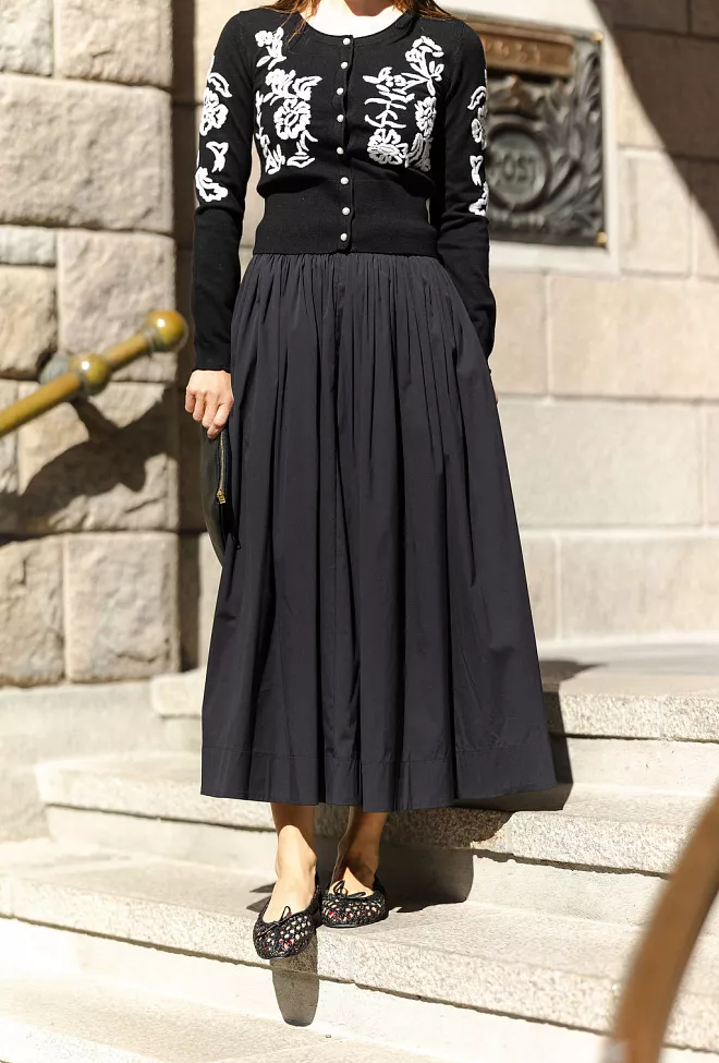 andiata fiia 85 skirt black skjørt 1