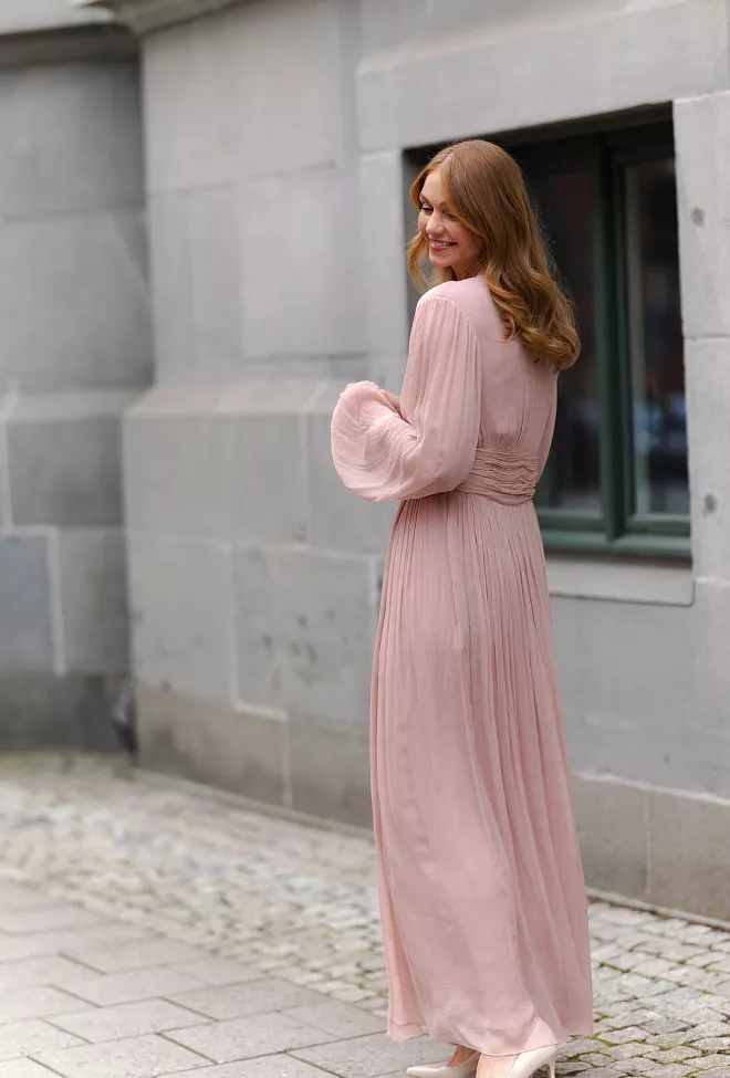Envelope1976 Riviera Dress Dusty Pink kjole 11