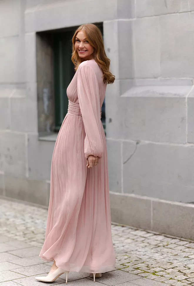 Envelope1976 Riviera Dress Dusty Pink kjole 10