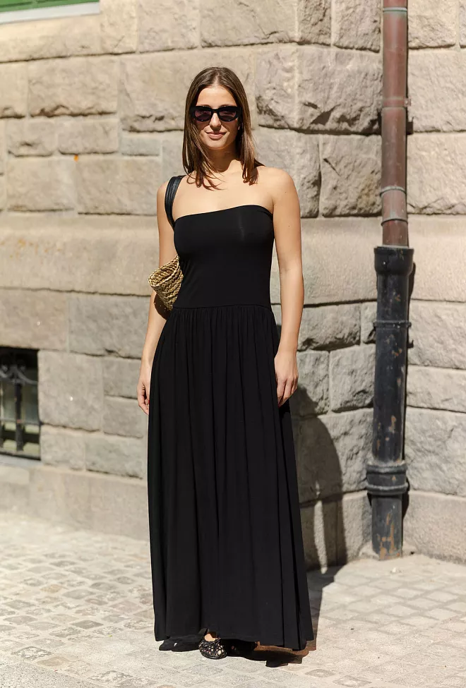 Viveh Petunia Dress And Skirt Black kjole skjørt 1