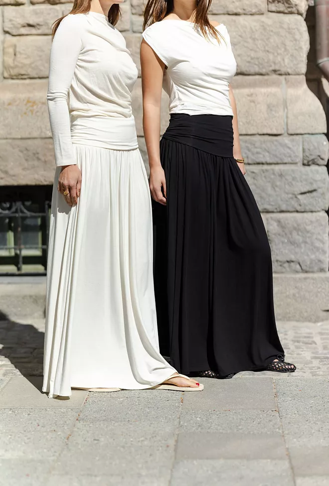 Viveh Petunia Dress And Skirt Black kjole skjørt 7