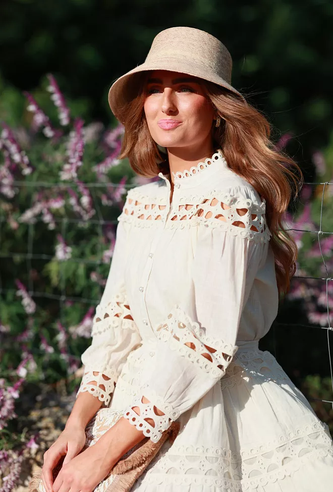 Nectar Honesty Dress Cloud Cream minikjole 6