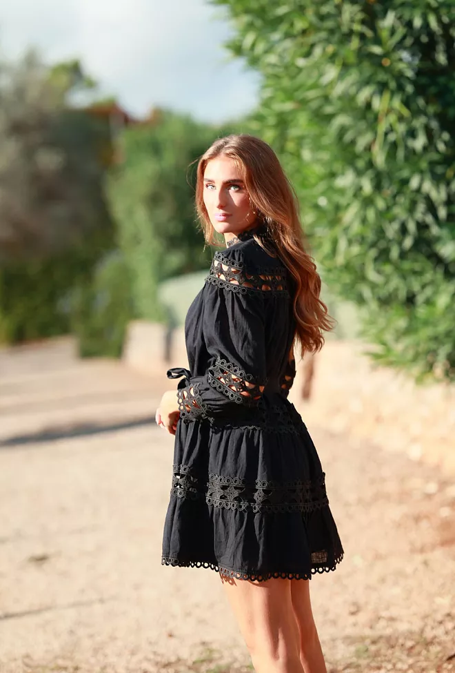 Nectar Honesty Dress Black Beauty minikjole 4