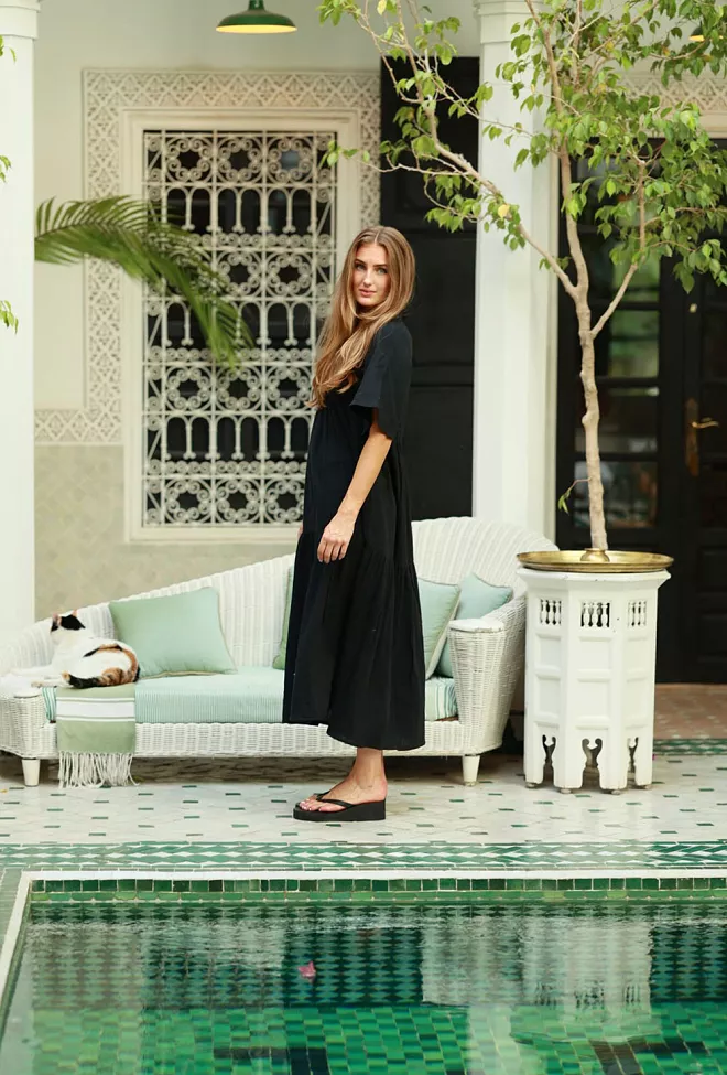 Nectar Casablanca Dress Black maxikjole 3