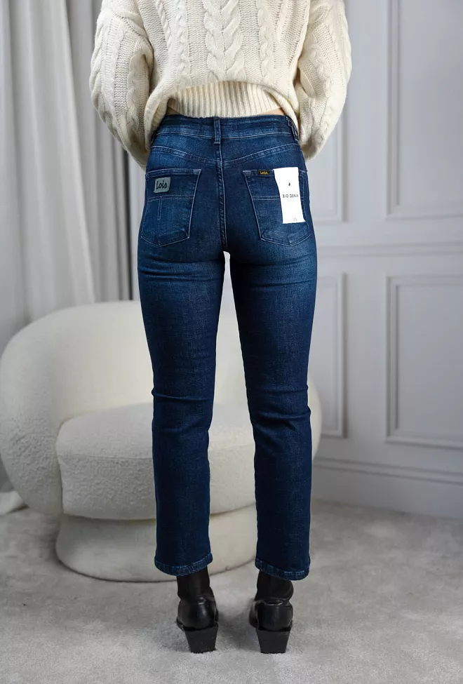 Lois Malena Hyper Dark Faint denim jeans 4