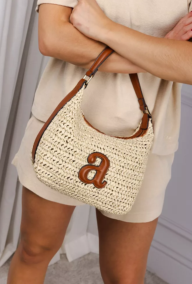 Arnie Says Hampton Purse Ecru stråveske 5