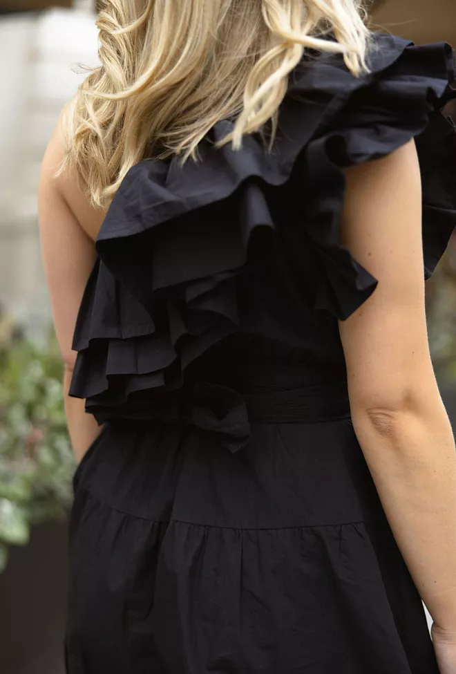 Scarlett Poppies Revolution Illusion Dress Onyx Black minikjole 7