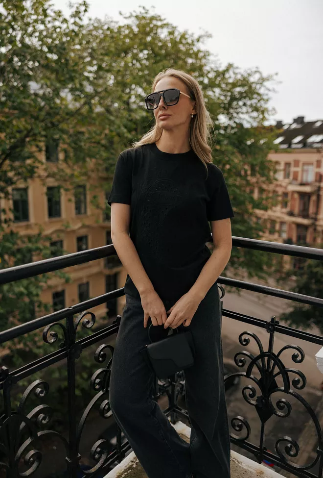 Munthe Fenella T-Shirt Black t-skjorte 