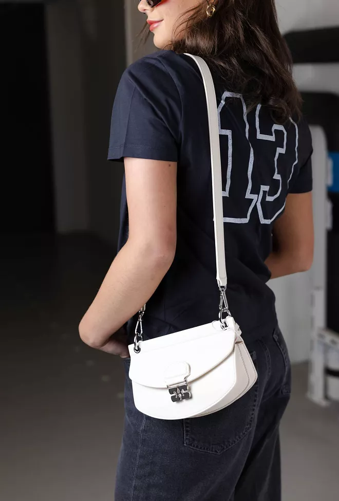 Ganni Apo-G Bag Mini Top Handle Egert skulderveske