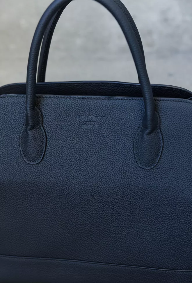 HiiL Studio x Jim Rickey HiiL Tote Grained Black veske 8