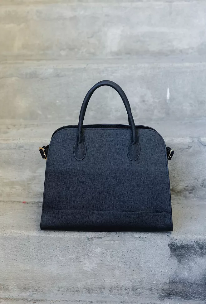 HiiL Studio x Jim Rickey HiiL Tote Grained Black veske 9