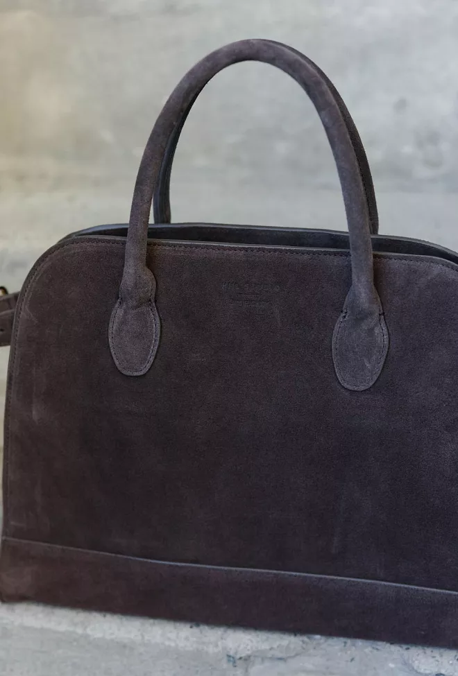 HiiL Studio x Jim Rickey HiiL Tote Suede Brown veske 5