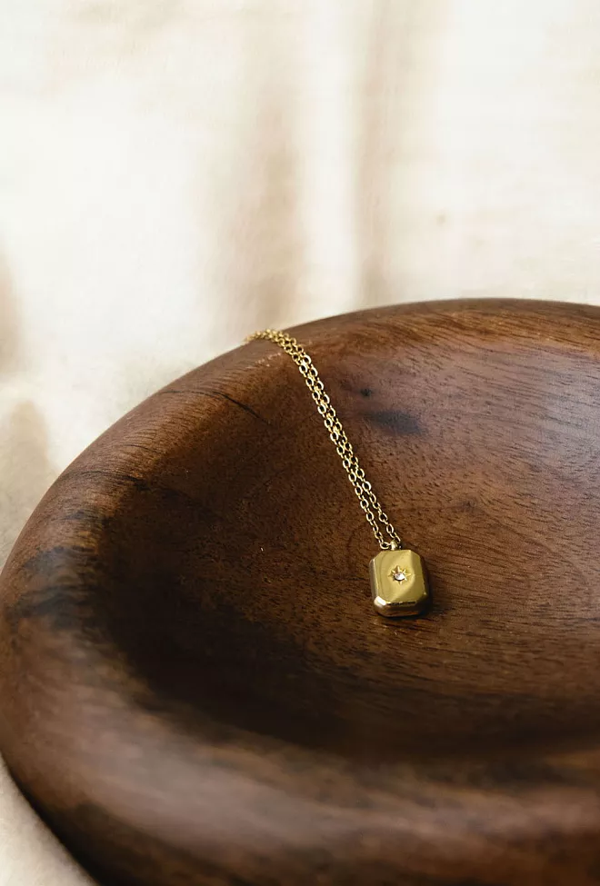 HiiL Studio Jewelry Little Star Necklace Gold smykke 3