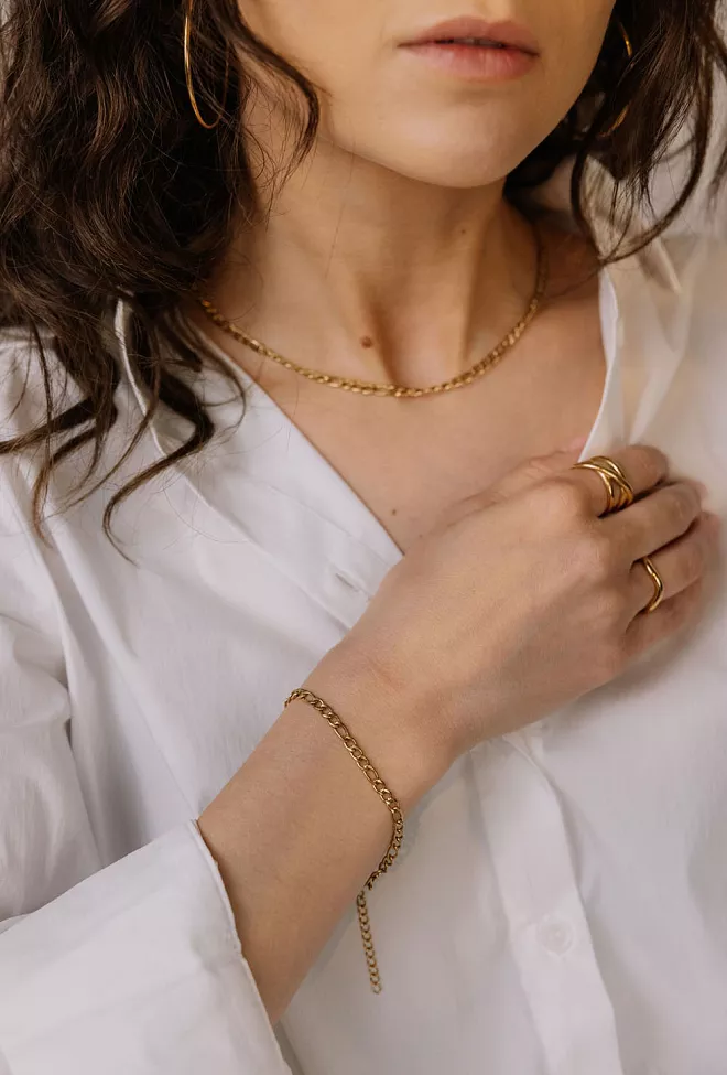 HiiL Studio Firago Necklace Gold smykke 3