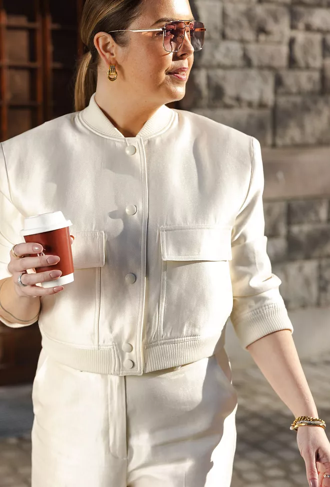 Carma Collection Synne Jacket Creme jakke 4