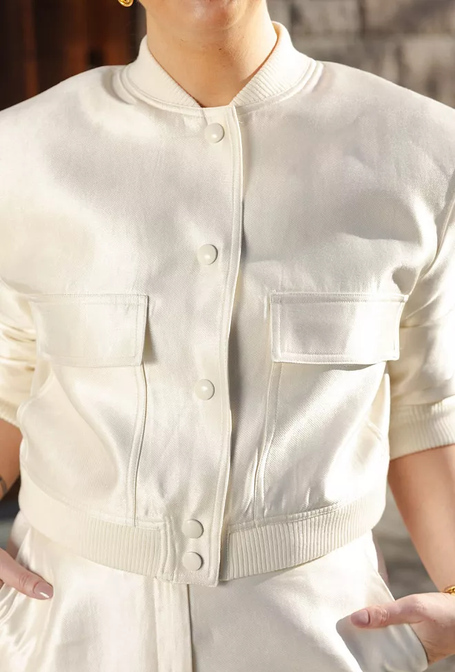 Carma Collection Synne Jacket Creme jakke 6