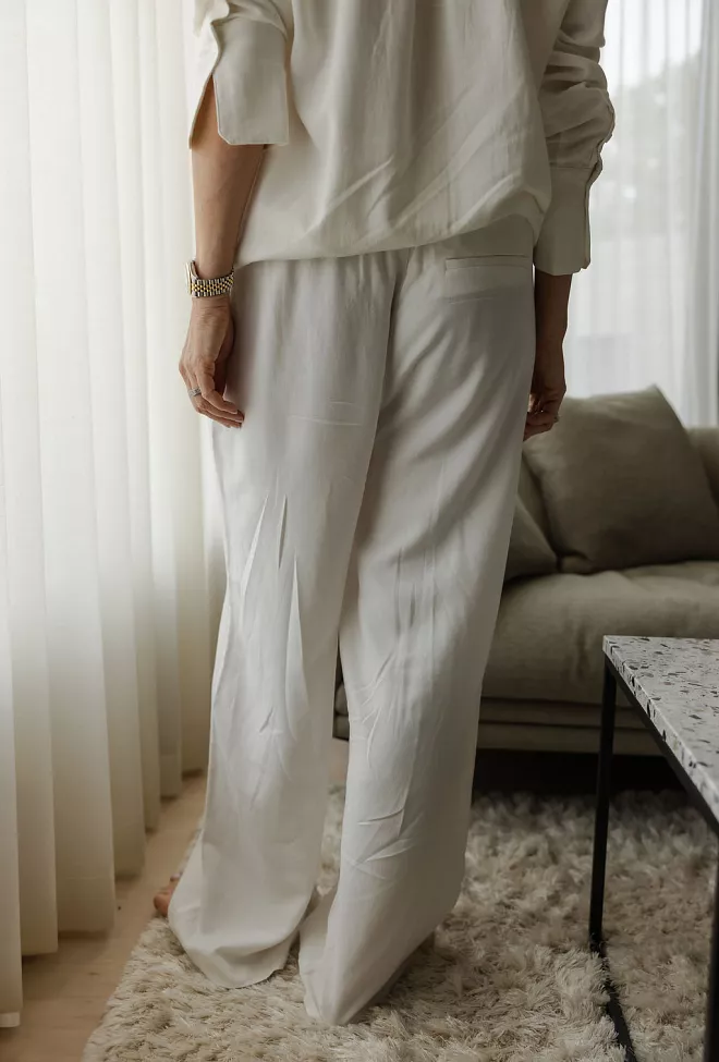Carma collection Linn Pant White bukse 5