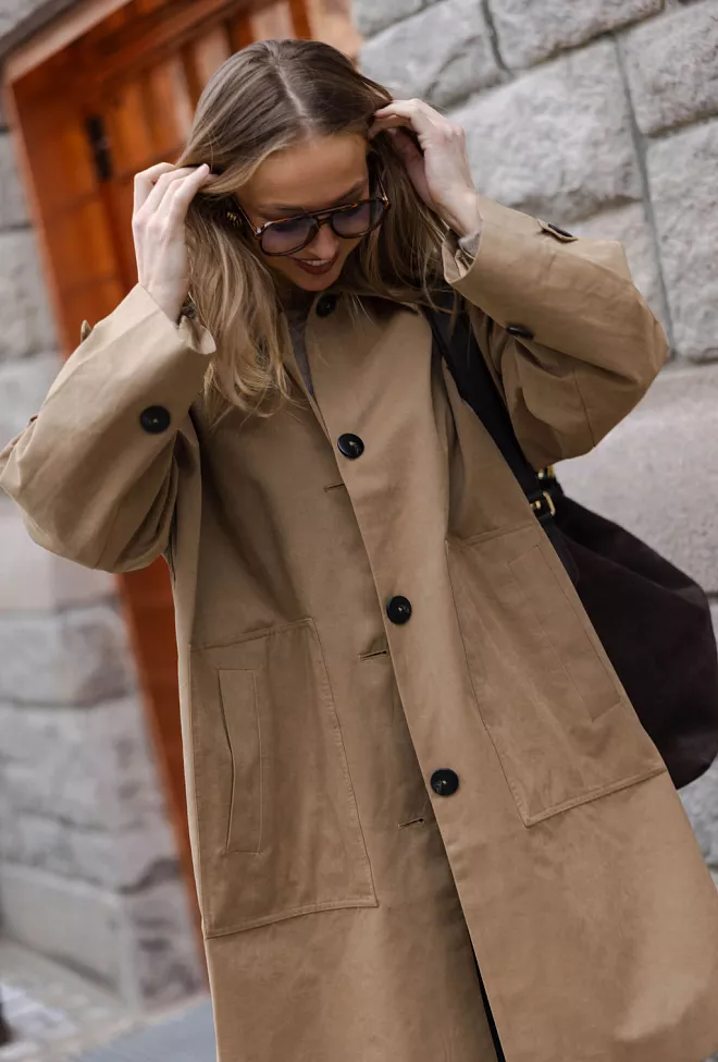 Lyon MW Os Jacket Sepia Tint Jakke Beige 3