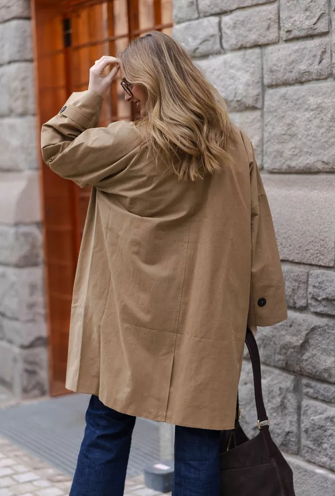 Lyon MW Os Jacket Sepia Tint Jakke Beige 6