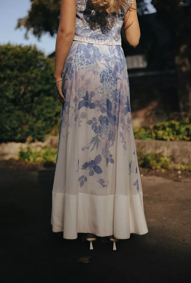 byTiMo Organza Maxi Skirt Skylight maxiskjørt 5