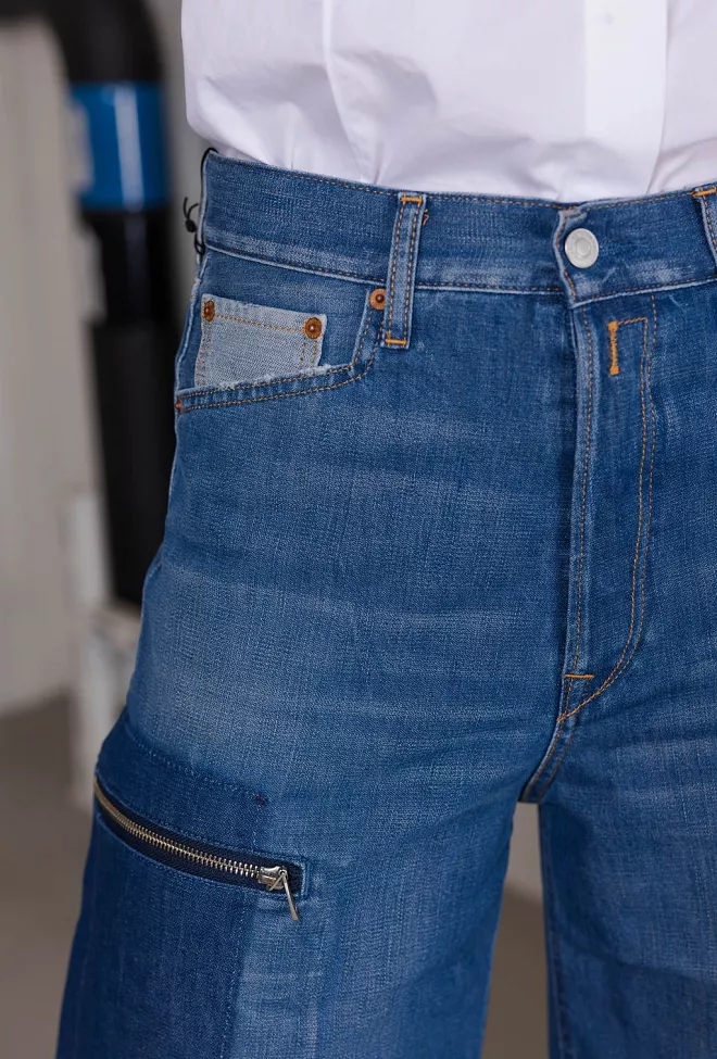 Replay Svanna Shorts Medium Blue denimshorts 6