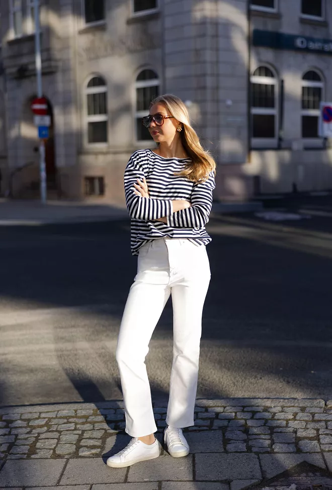 HiiL studio Paper Jeans Ivory bukse hvit 5